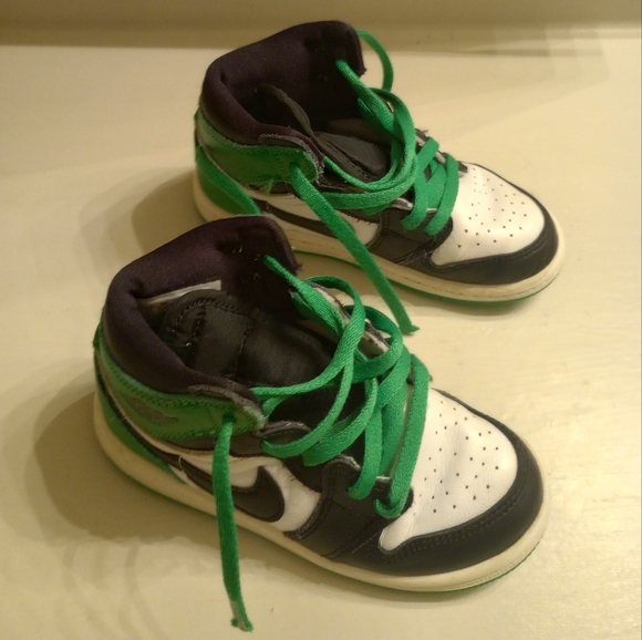 Jordan Retro High OG (Nike) Lucky Green Unisex Toddler Shoes - Picture 3 of 11